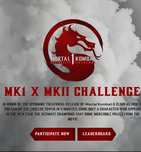 Campaign artwork, the MK1 x MKII Challenge